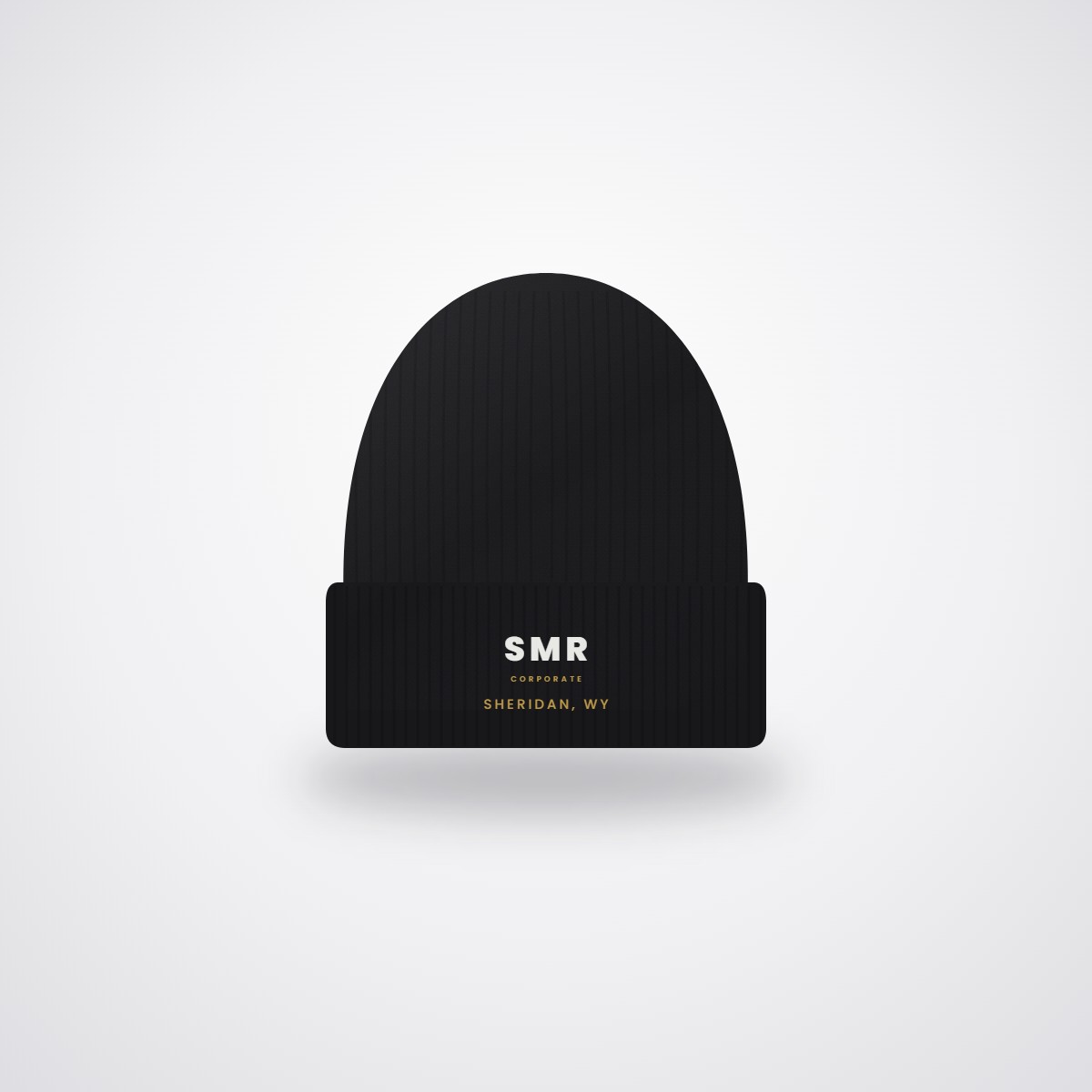 SMR Knit Beanie — Black