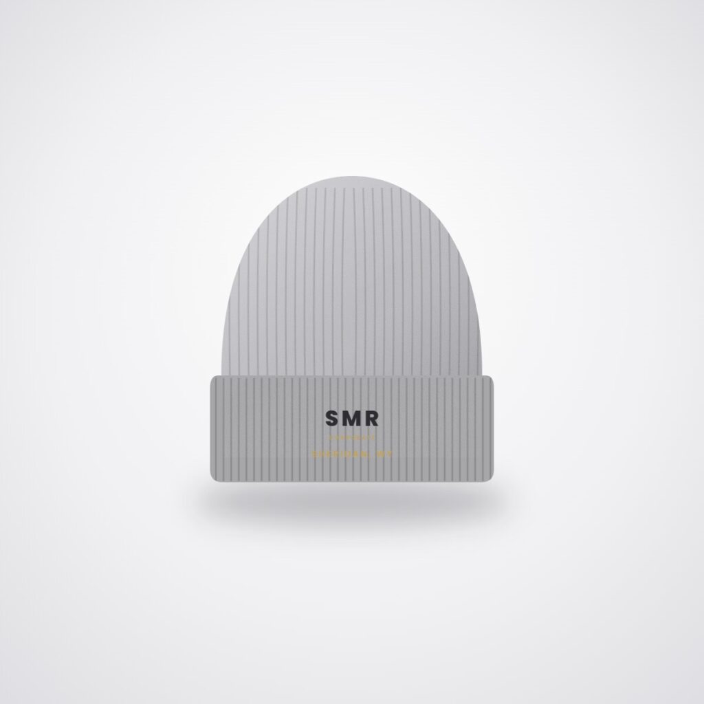 SMR Knit Beanie — Heather Grey