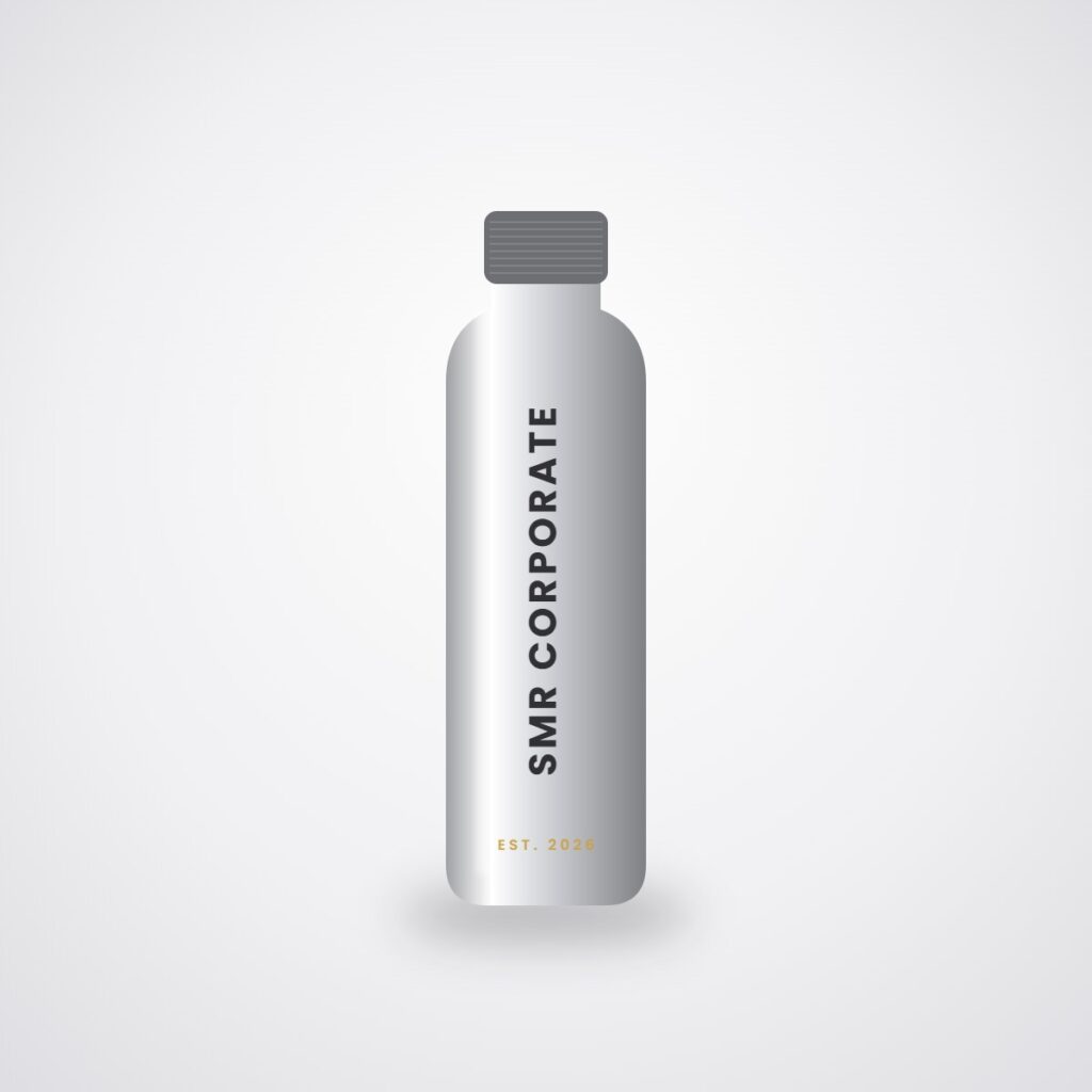SMR Steel Bottle — Silver