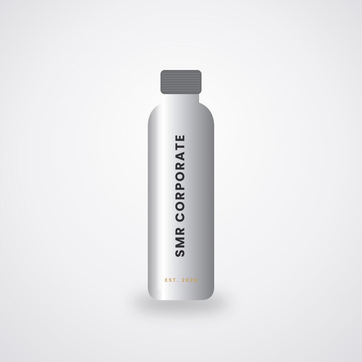 SMR Steel Bottle — Silver