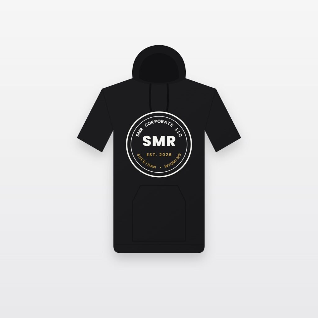 SMR Crest Hoodie — Black