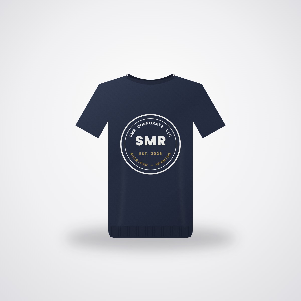 SMR Crest Crewneck — Navy