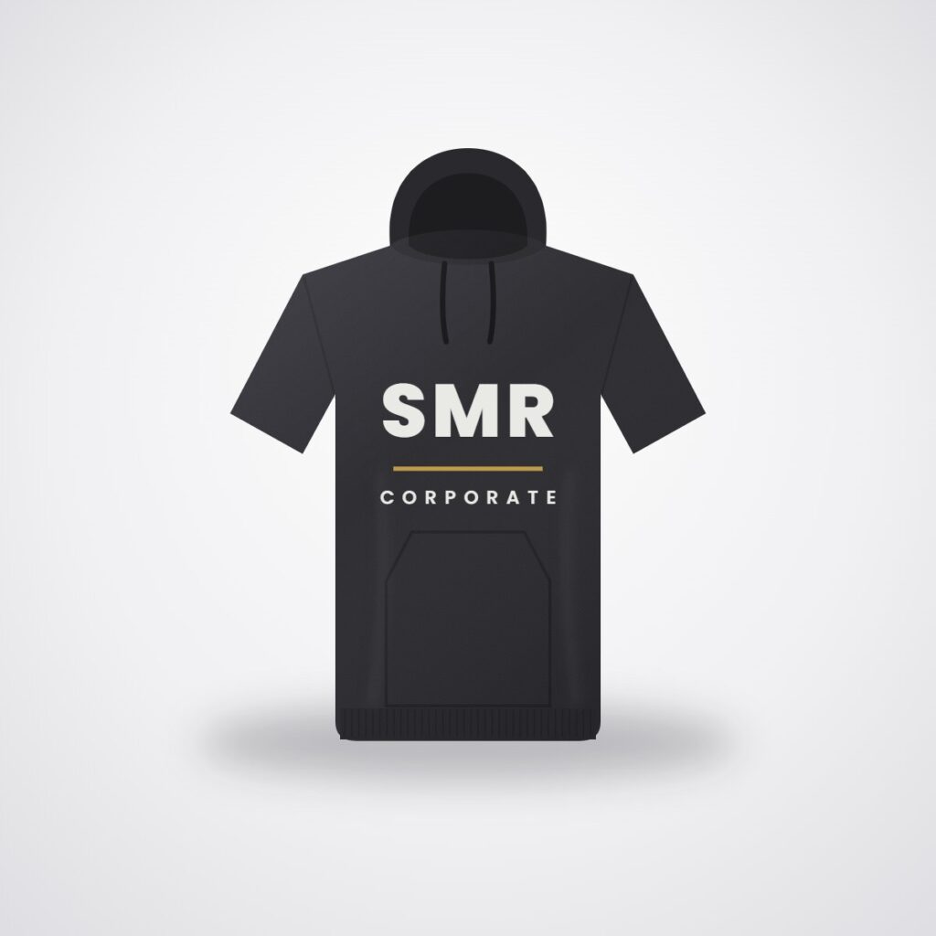 SMR Monogram Hoodie — Charcoal