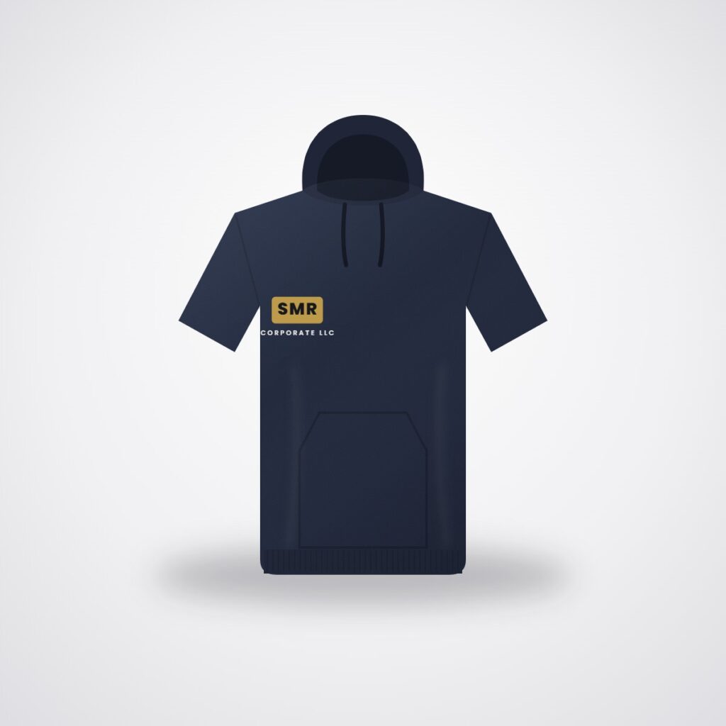 SMR Chest Logo Hoodie — Navy