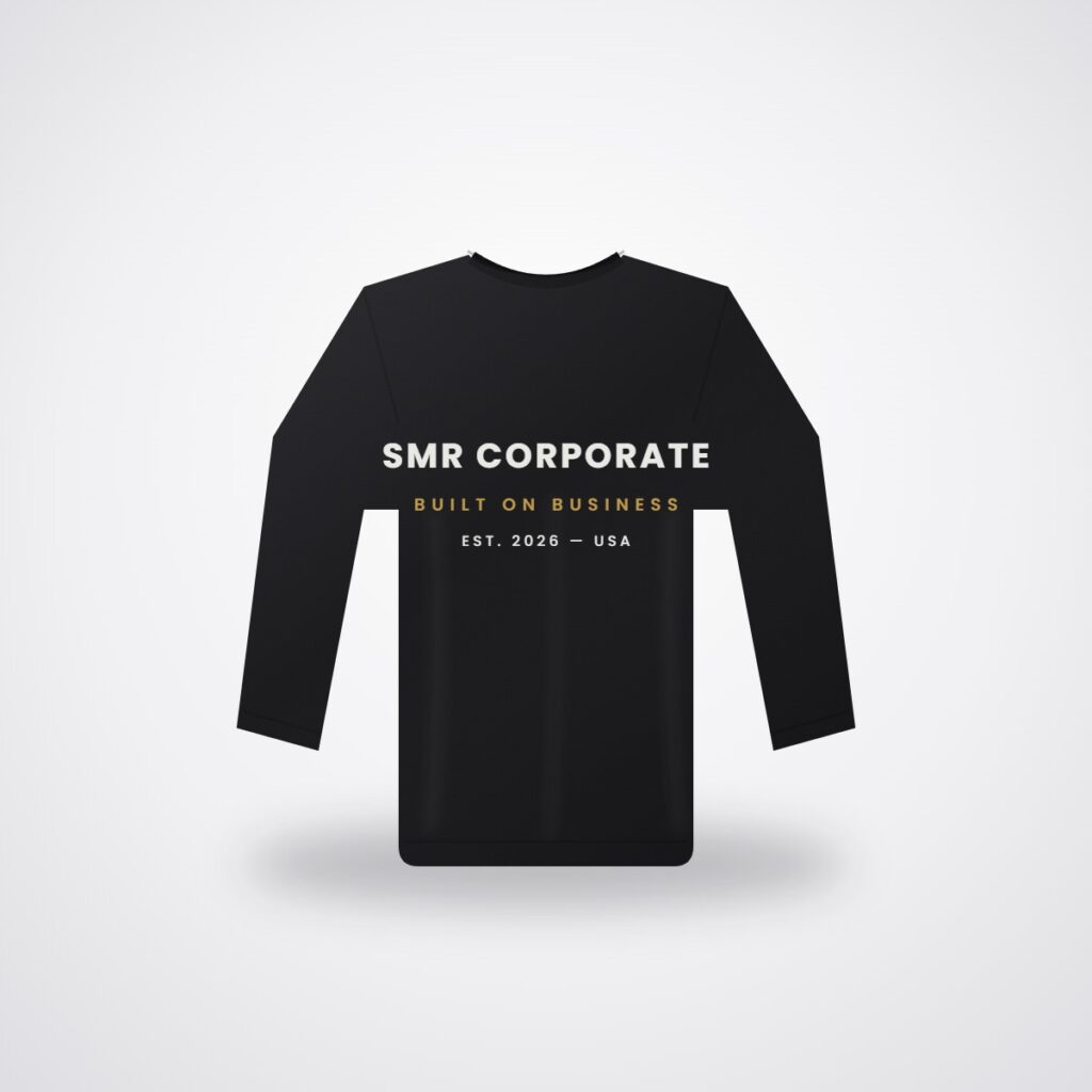 SMR Long Sleeve Tee — Black