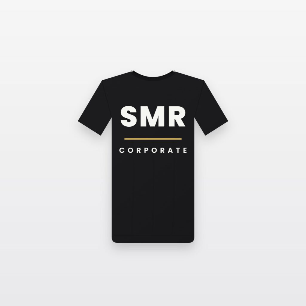 SMR Monogram Tee — Black