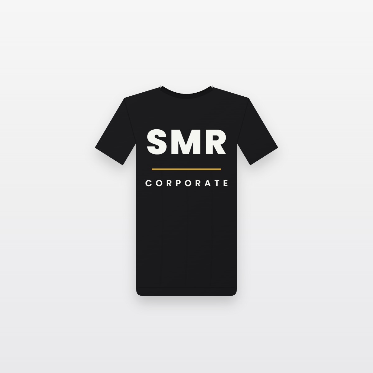 SMR Monogram Tee — Black