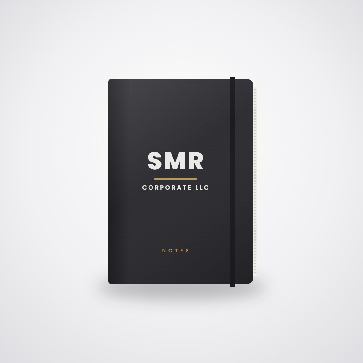 SMR Hardcover Notebook A5 — Charcoal