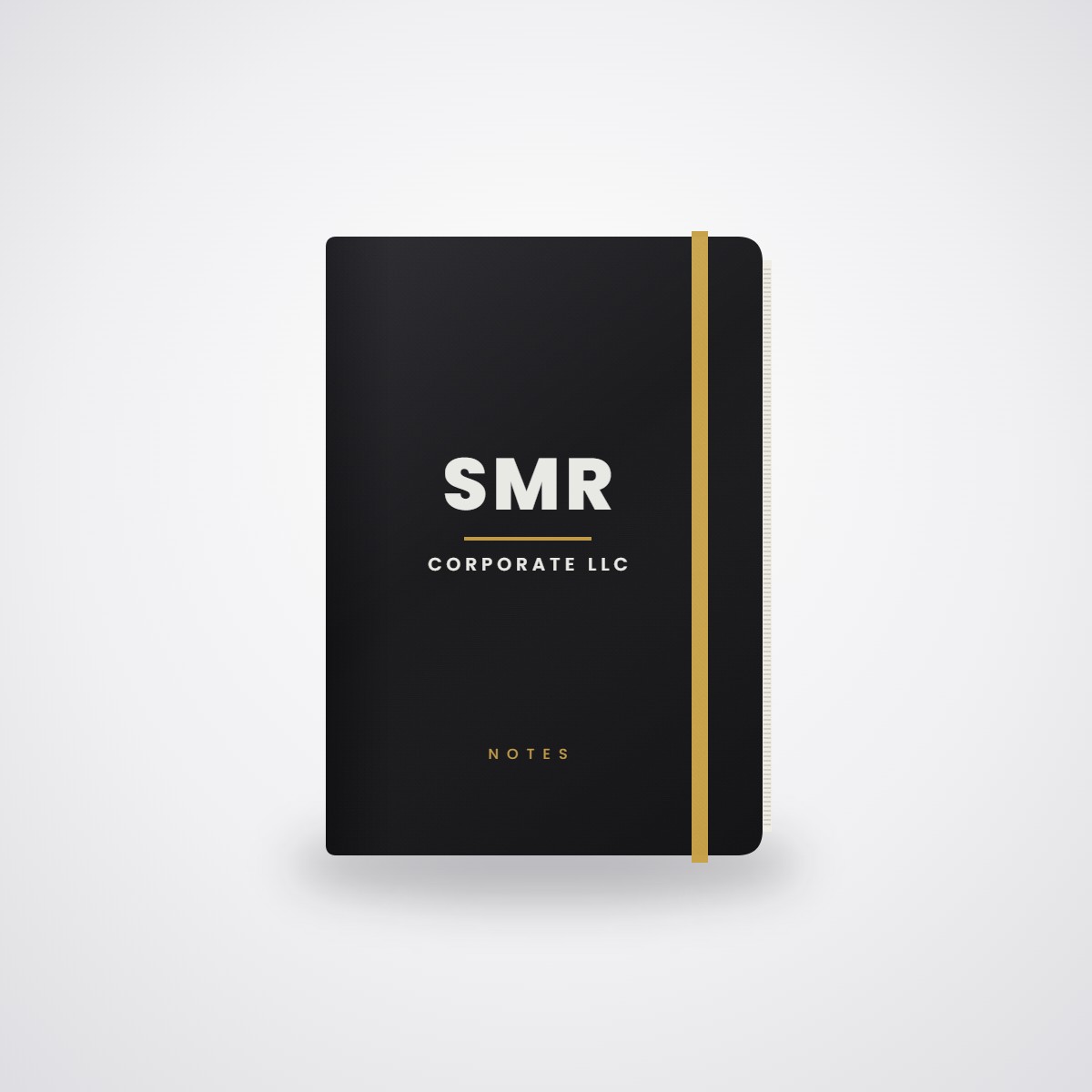 SMR Hardcover Notebook A5 — Gold Edition