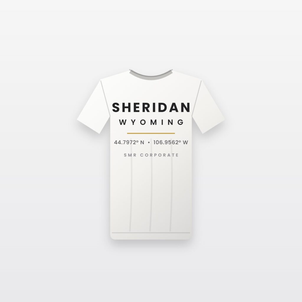 Sheridan Coordinates Tee — White