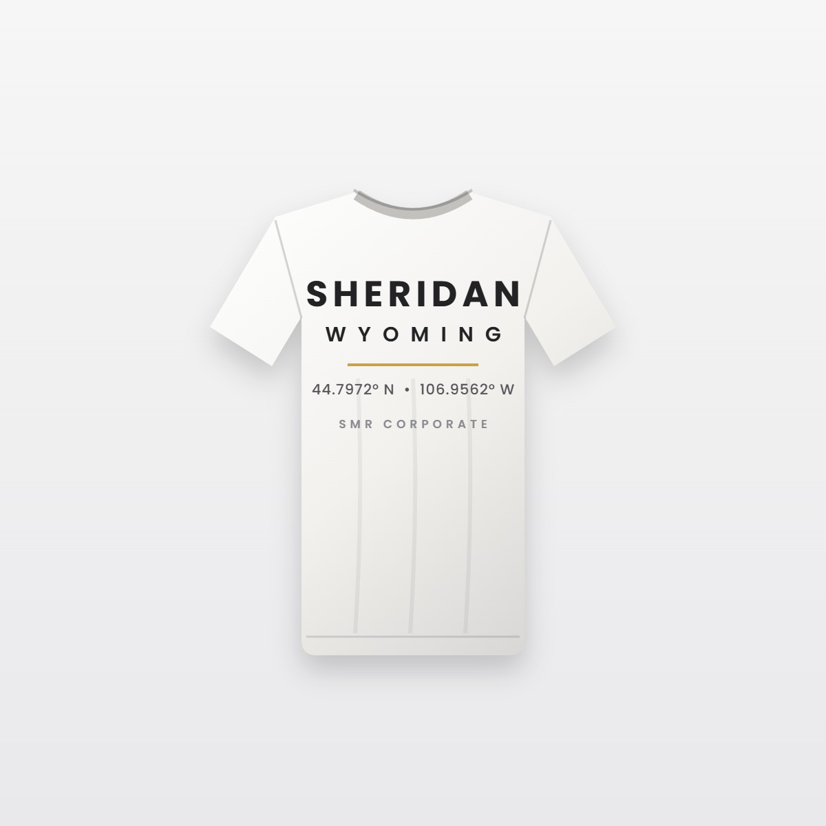 Sheridan Coordinates Tee — White