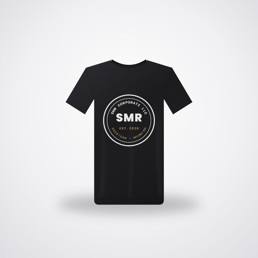SMR Crest Tee — Black