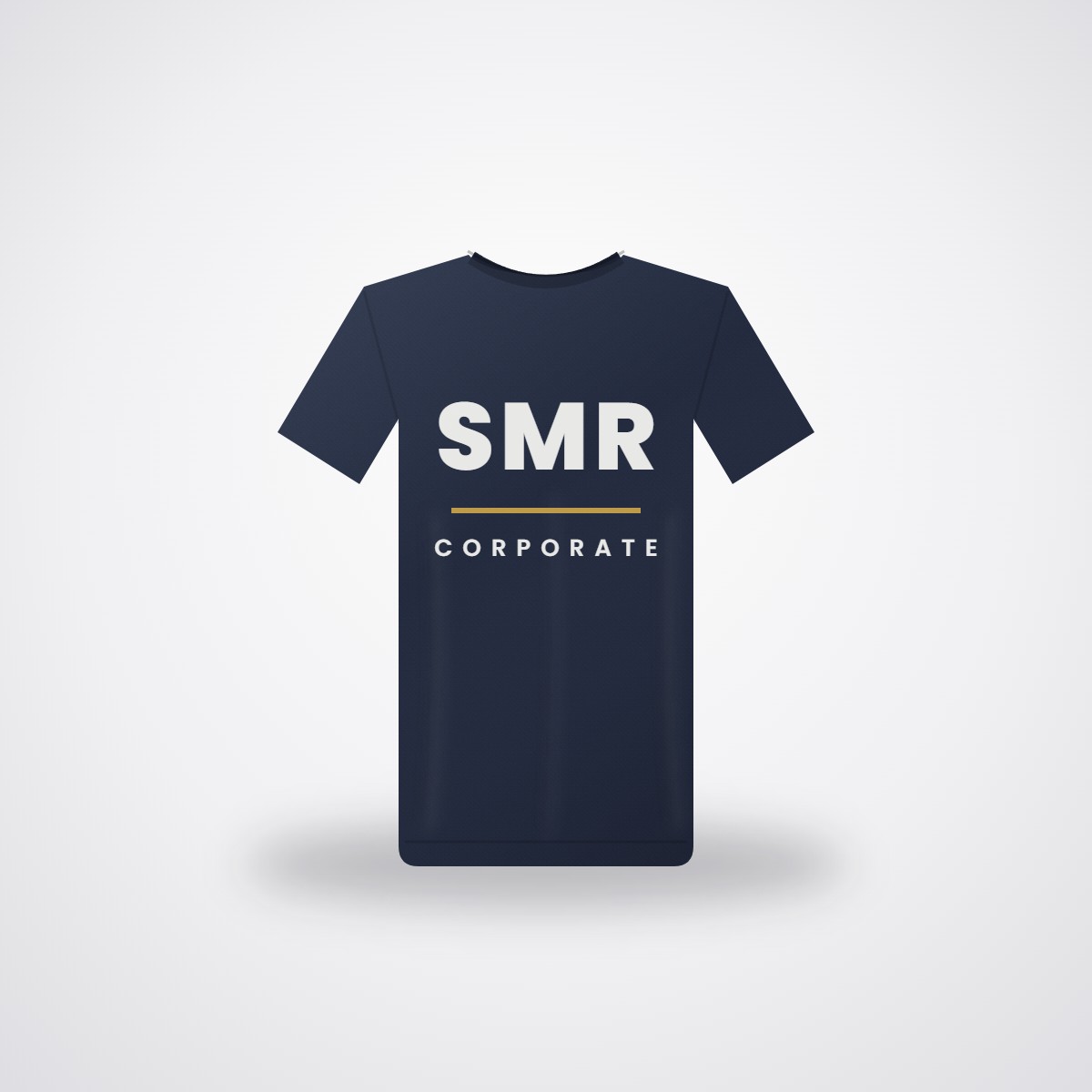 SMR Monogram Tee — Navy