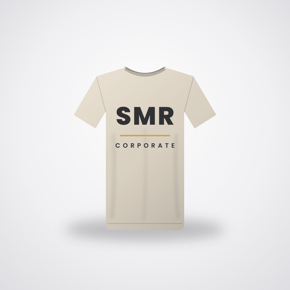 SMR Monogram Tee — Sand