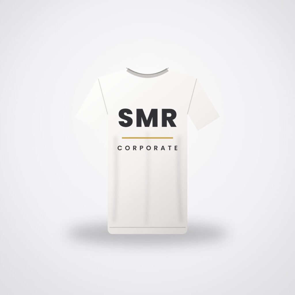 SMR Monogram Tee — White