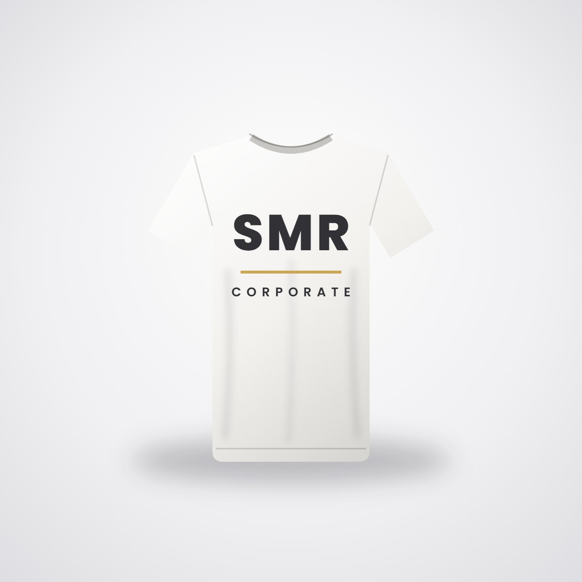 SMR Monogram Tee — White