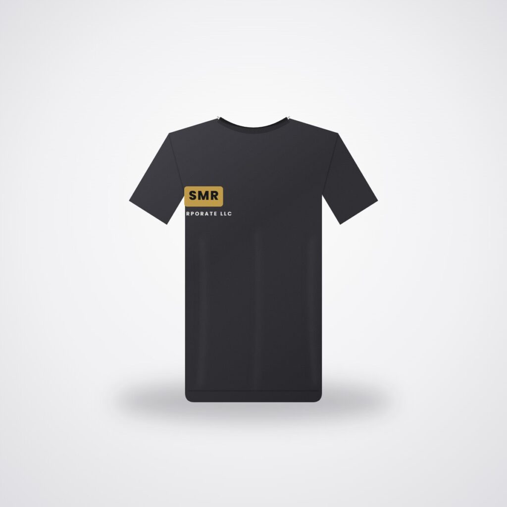 SMR Chest Logo Tee — Charcoal