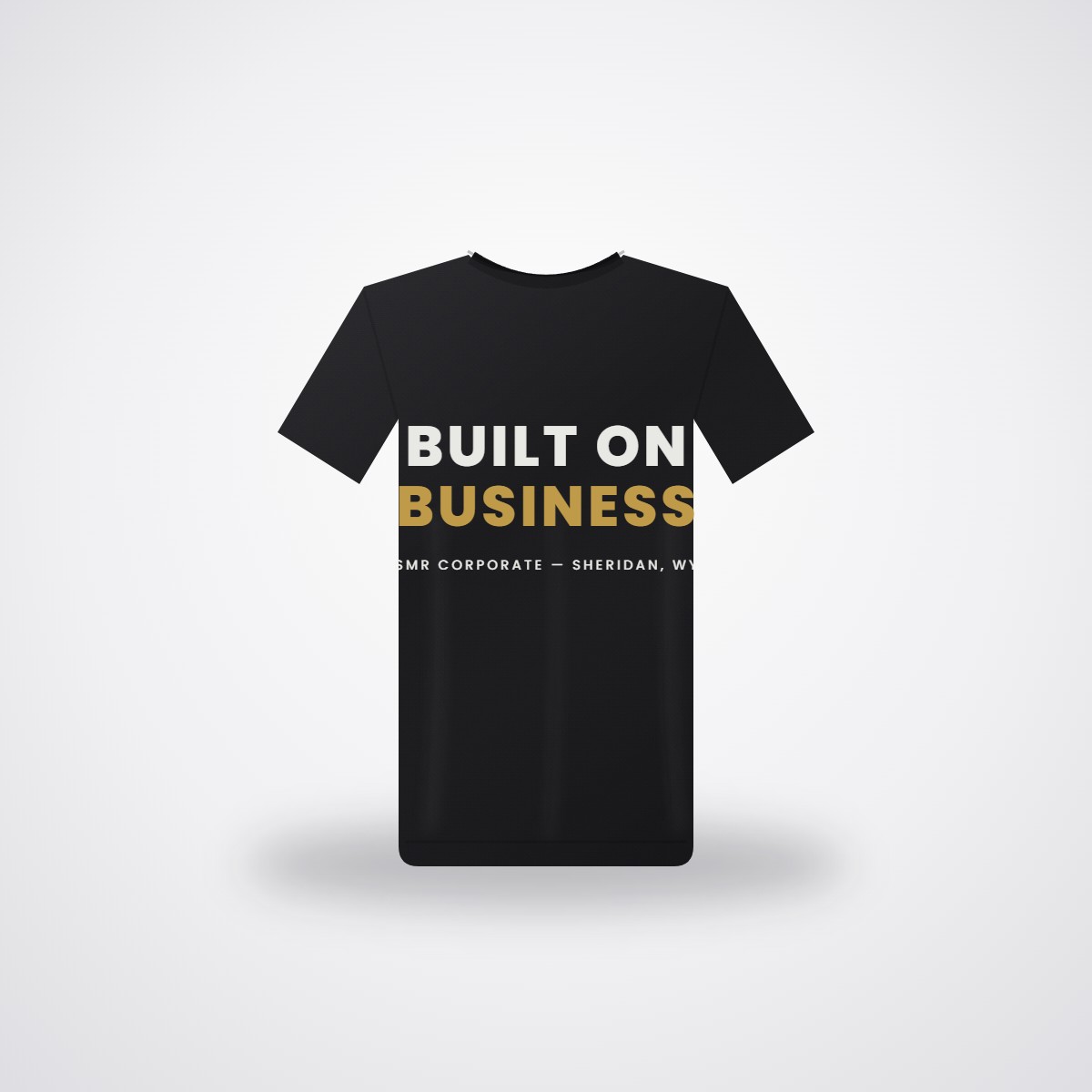 Built on Business Tee — Black