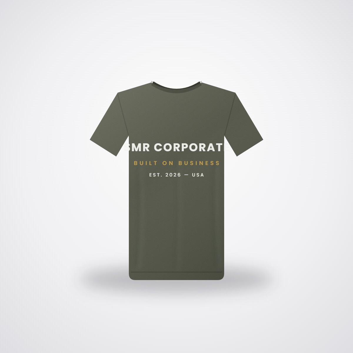 SMR Wordmark Tee — Olive