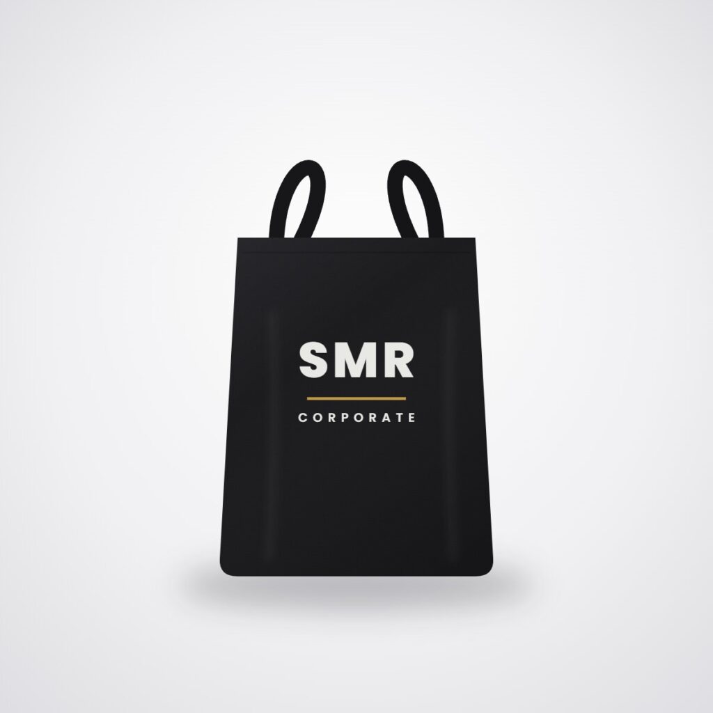 SMR Canvas Tote — Black