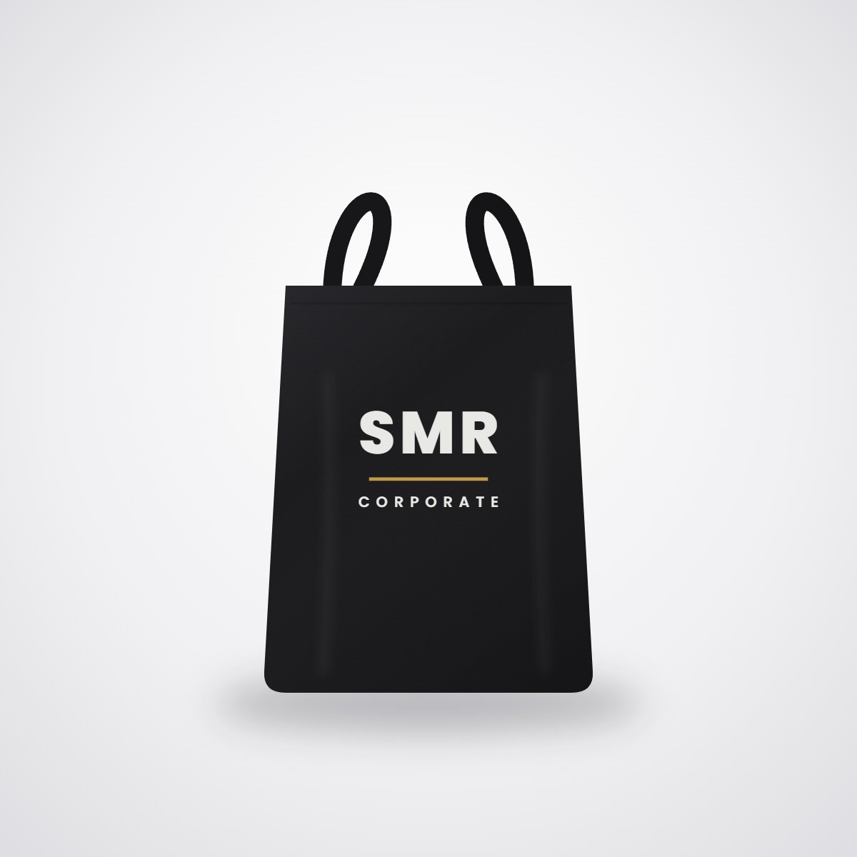 SMR Canvas Tote — Black