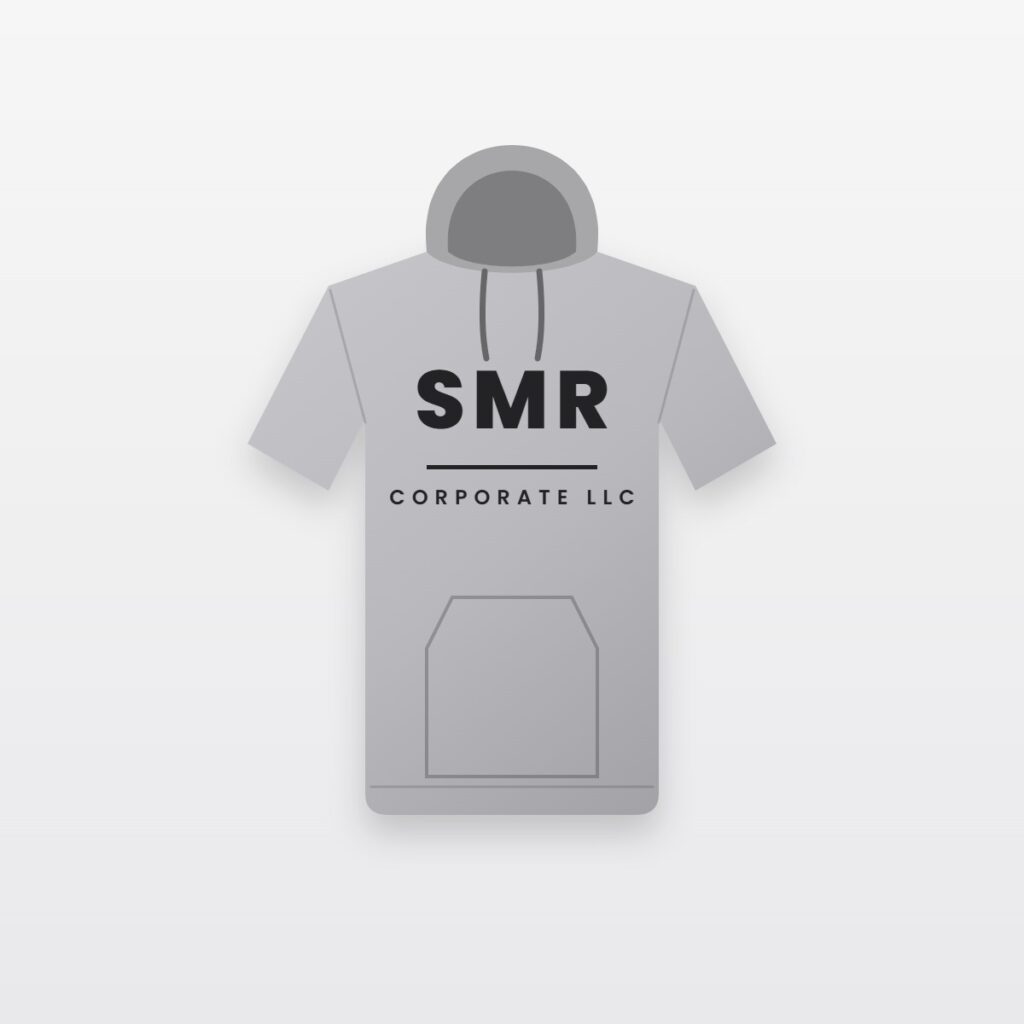 SMR Wordmark Hoodie — Heather Grey