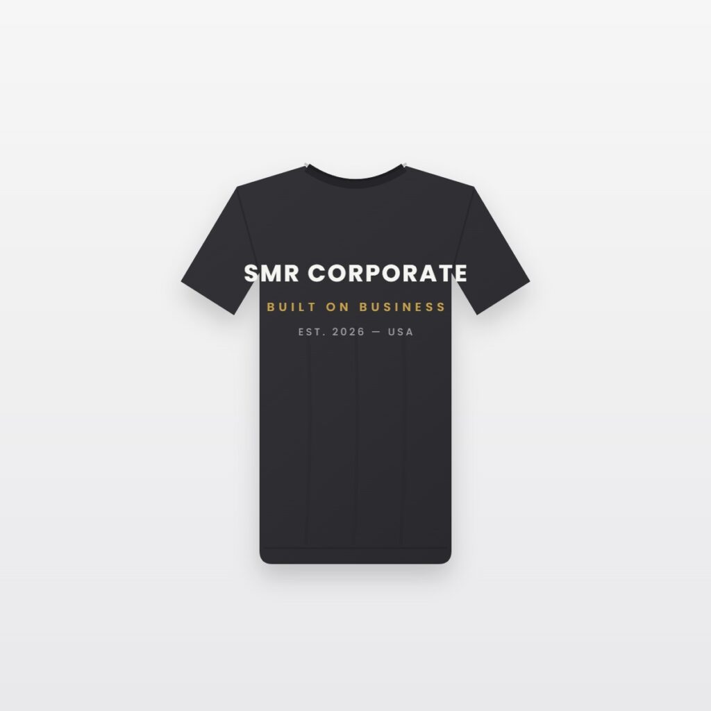 SMR Wordmark Tee — Charcoal